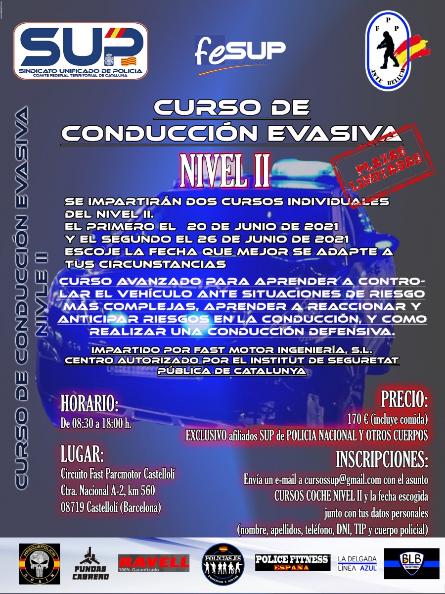CURSOS CONDUCCION EVASIVA NIVEL II