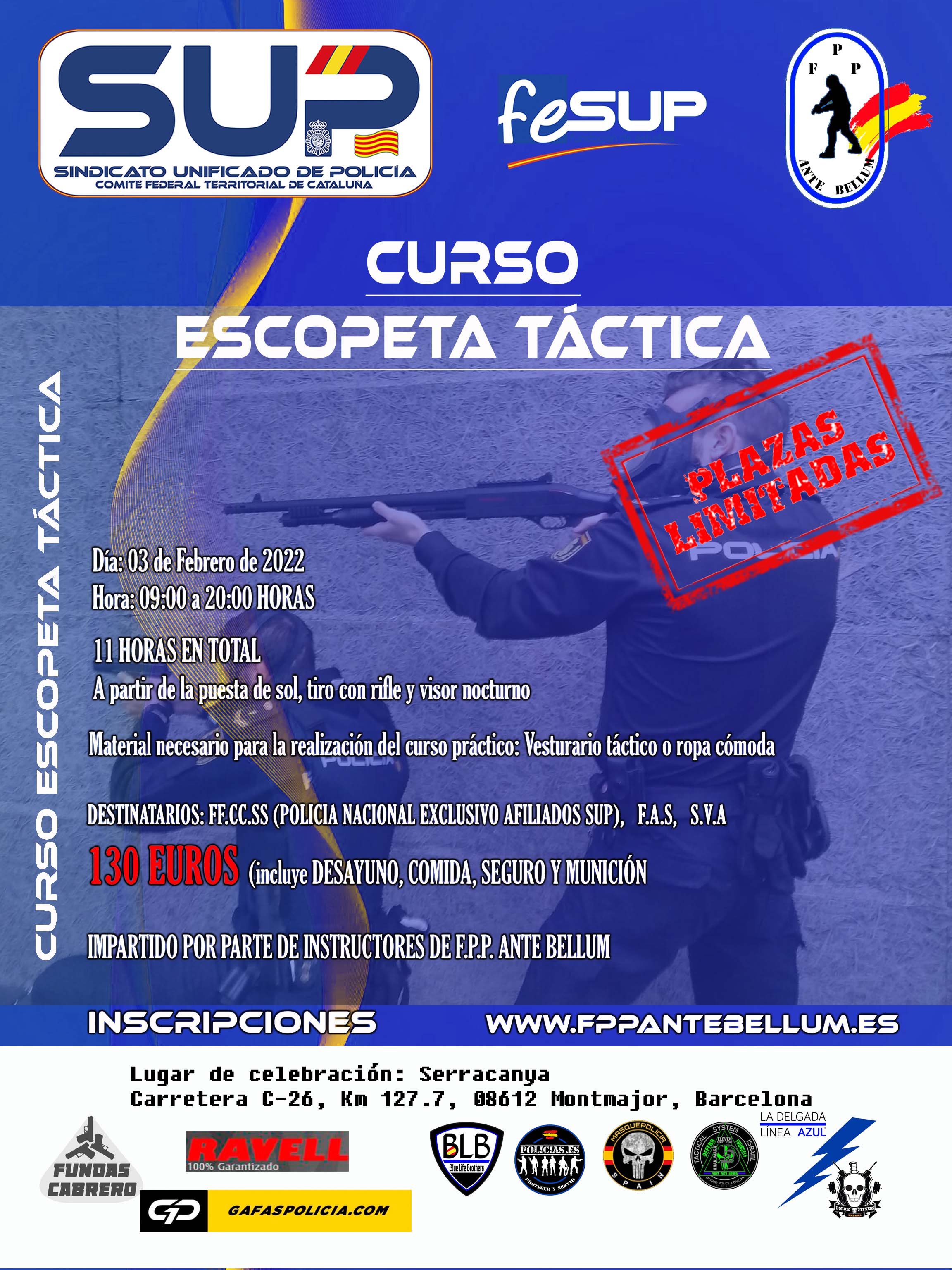 TIRO ESCOPETA TÁCTICA
