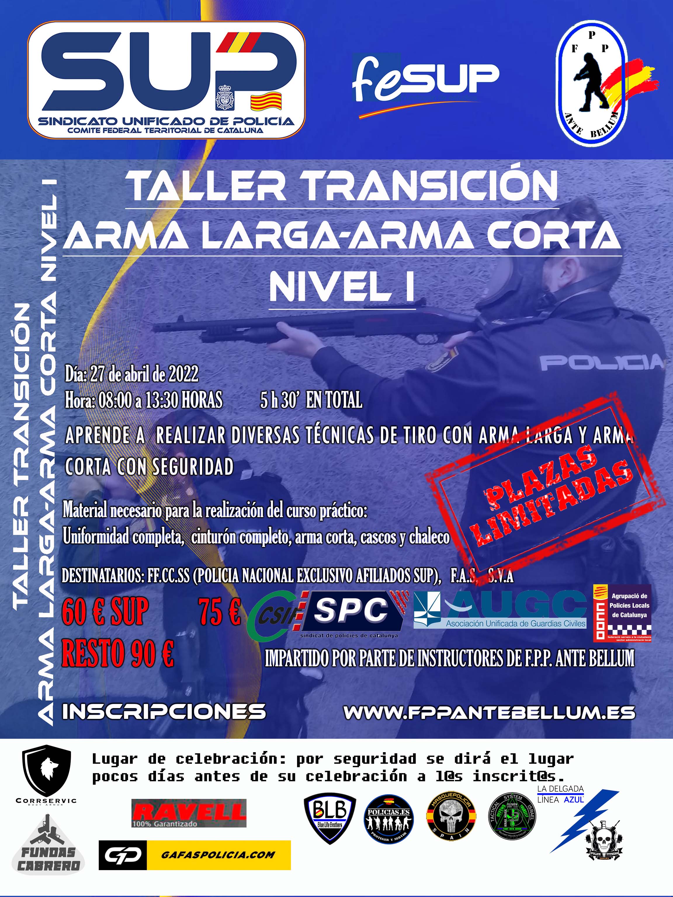 TALLER TRANSICION ARMA LARGA-CORTA