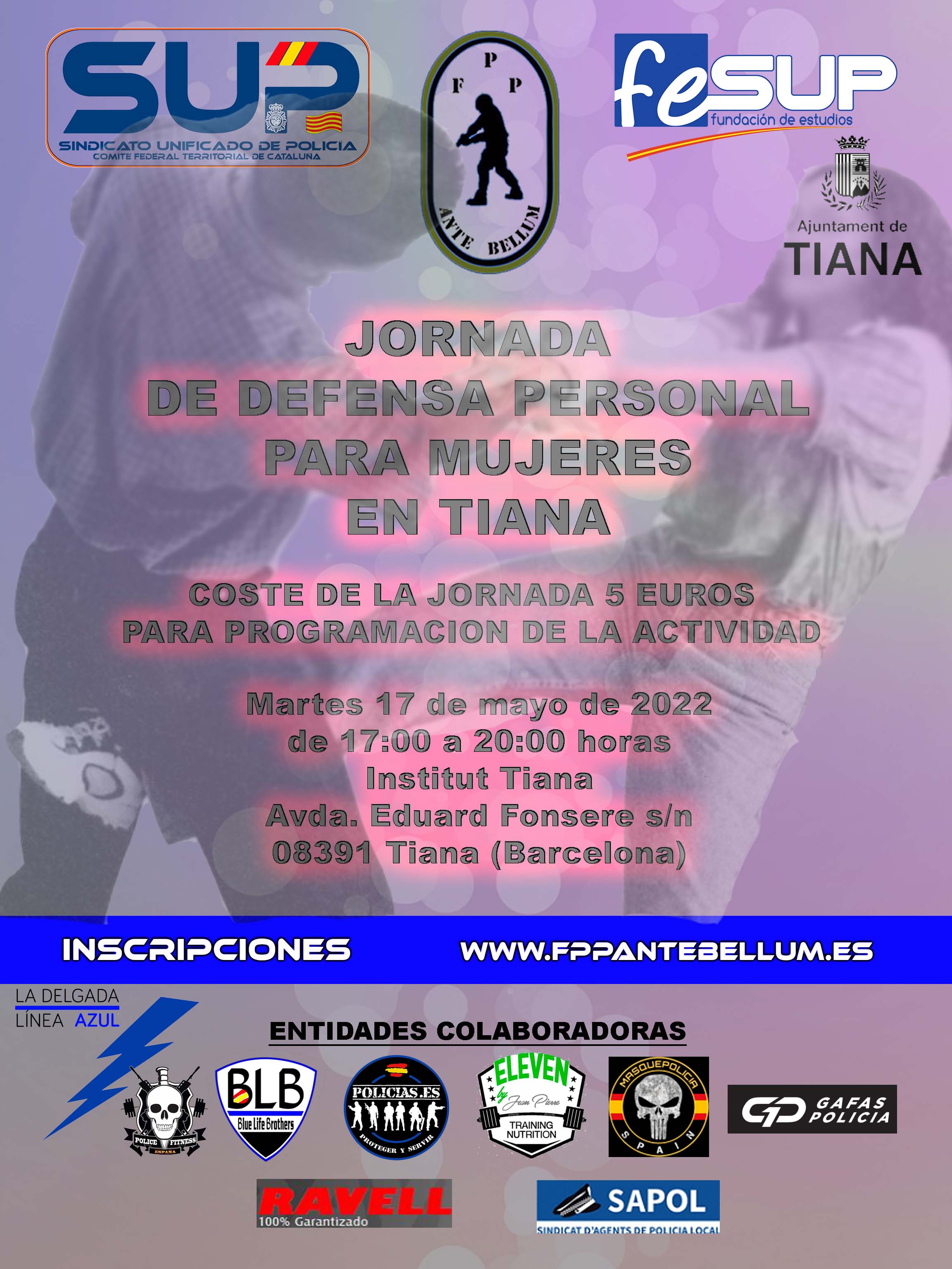 SEMINARIO DEFENSA PERSONAL MUJERES TIANA