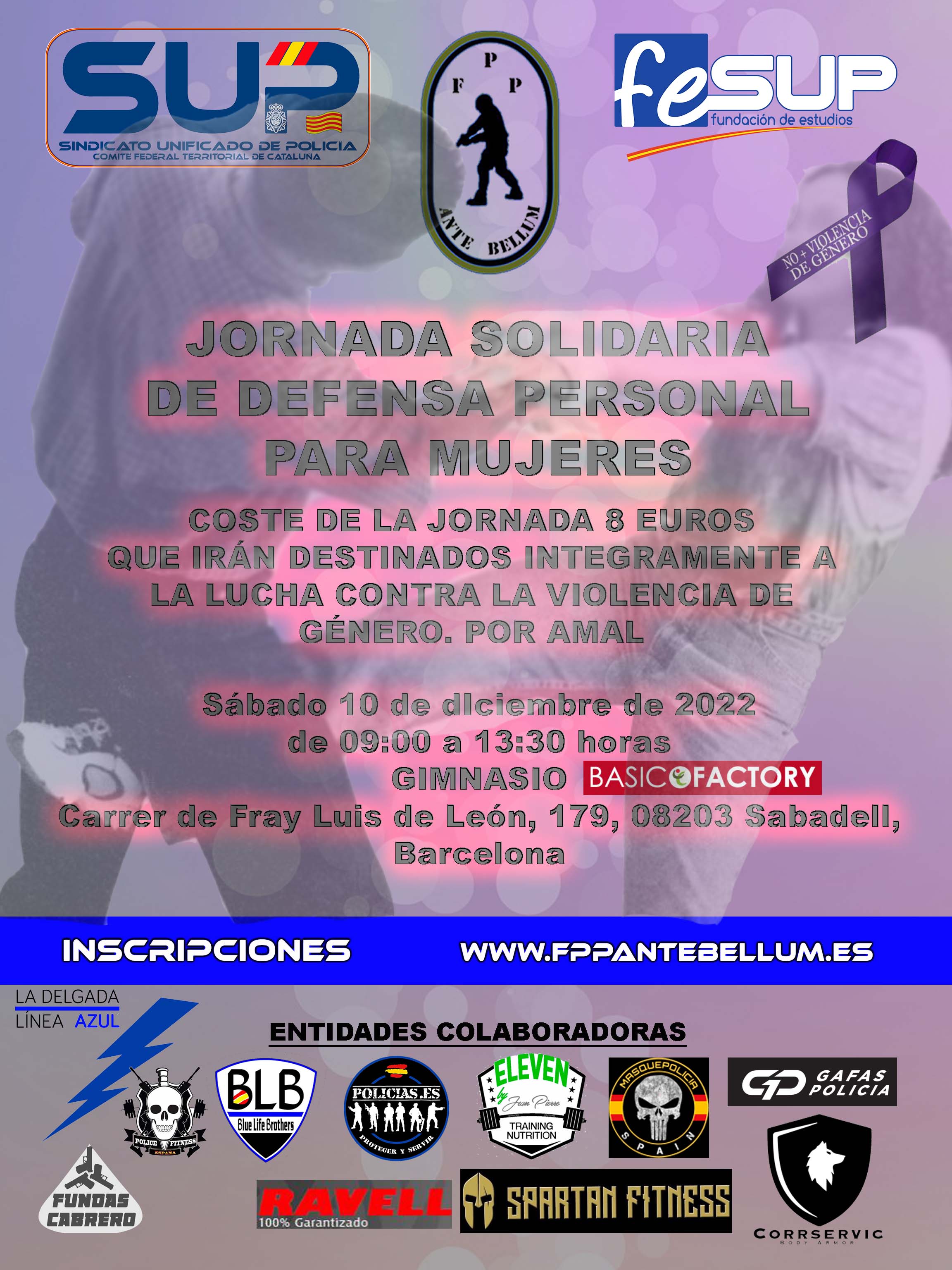 JORNADA SOLIDARIA DEFENSA PERSONAL MUJERES