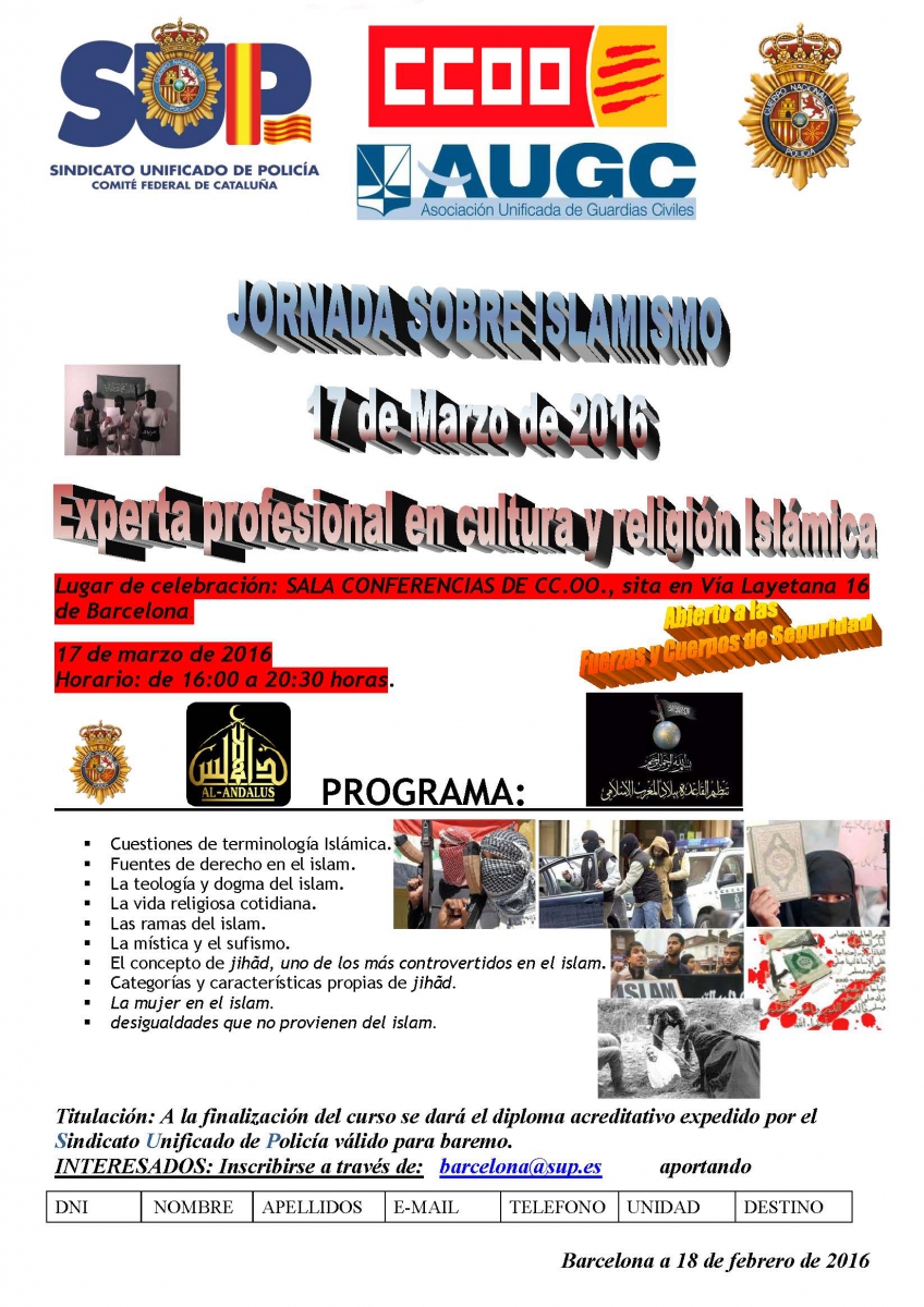 JORNADA SOBRE ISLAMISMO