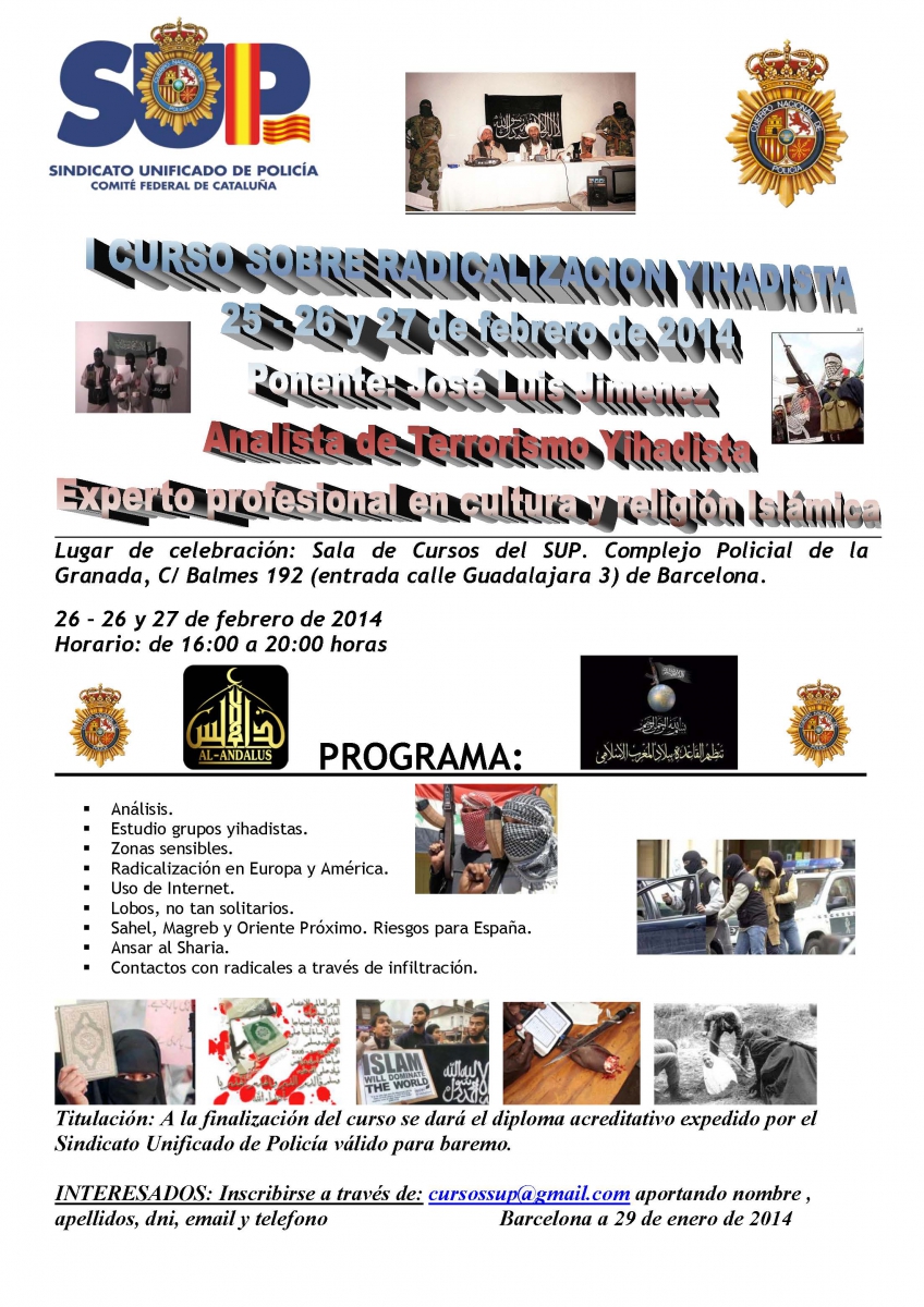 I CURSO SOBRE RADICALIZACIÓN YIHADISTA