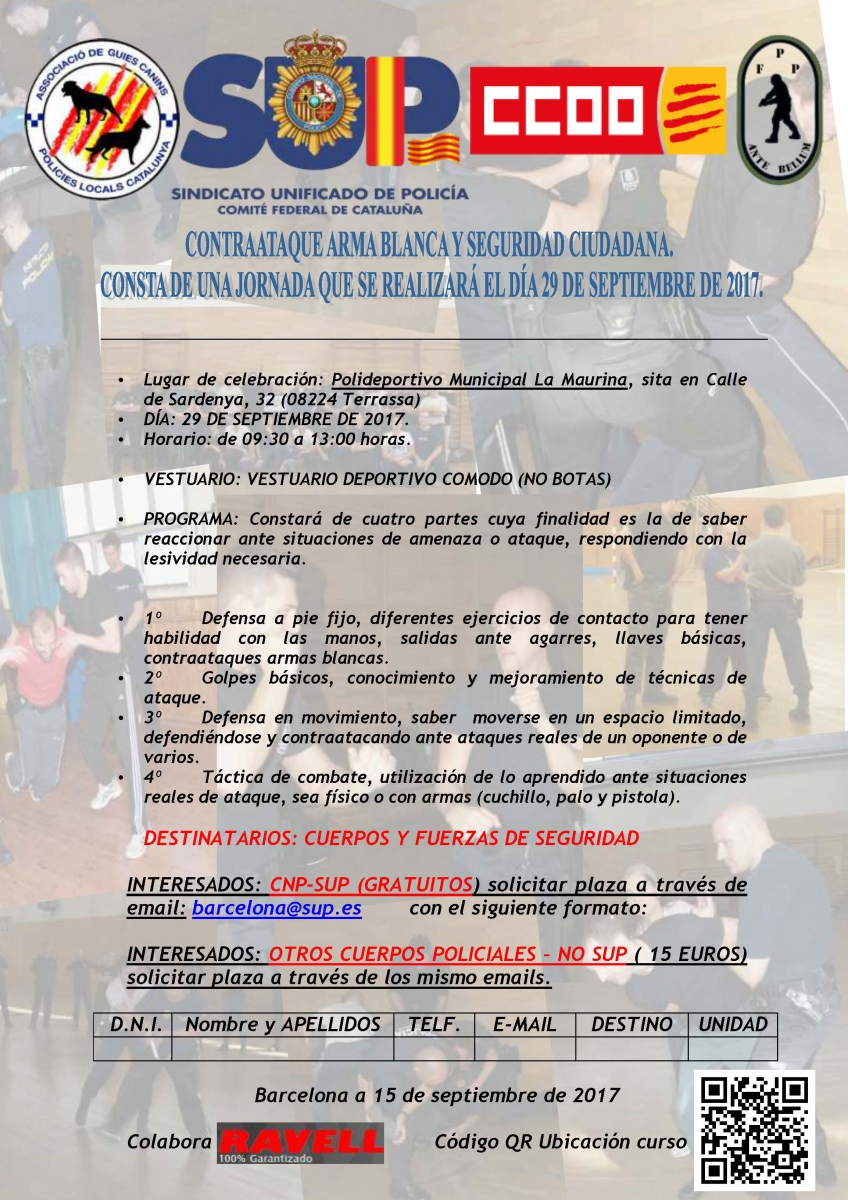 CONTRAATAQUE ARMA BLANCA Y SEGURIDAD CIUDADANA