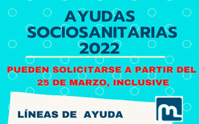 Resolución por la que se convoca la concesión de ayudas de protección sociosanitaria durante el año 2022. 29.03.2022